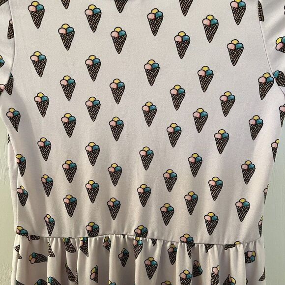 Dot Dot Smile Ice Cream Cone Twirl Dress Short Sleeve Girls Size 7 - Picture 12 of 12